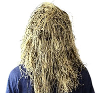 Camo Face Mask Hunting Hats Ghillie Face Mask Turkey Camo Hunter Headwear Hunting Mask Accessories (Desert camo)